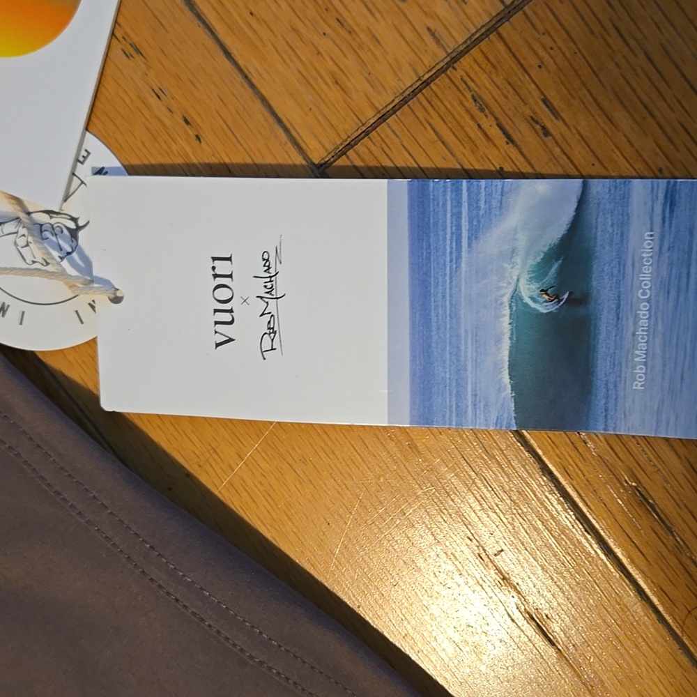 NWT Men's Vuori "Infinity Boardshort". Color Hazel Brown, Rob Machado Var Sizes - Picture 4 of 9